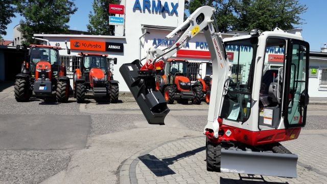 minikoparka TB216 z łyżką metalport